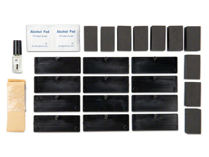 MP Concepts Replacement Window Louvers Hardware Kit for 406683 Only (15-23 Mustang Fastback)