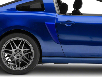 MP Concepts Side Scoops with Inserts; Unpainted (10-14 Mustang)