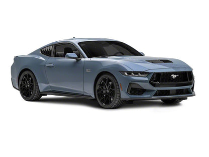MP Concepts Quarter Window Louvers; Gloss Black (24-25 Mustang Fastback)