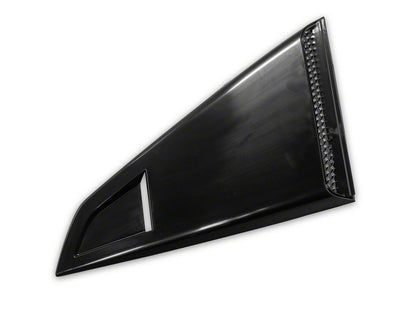 MP Concepts Quarter Window Scoops; Unpainted (24-25 Mustang Fastback)