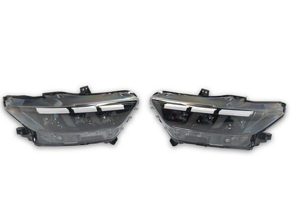 MP Concepts S650 Style LED Headlights; Black Housing; Clear Lens (15-17 Mustang; 18-20 Mustang GT350, GT500)