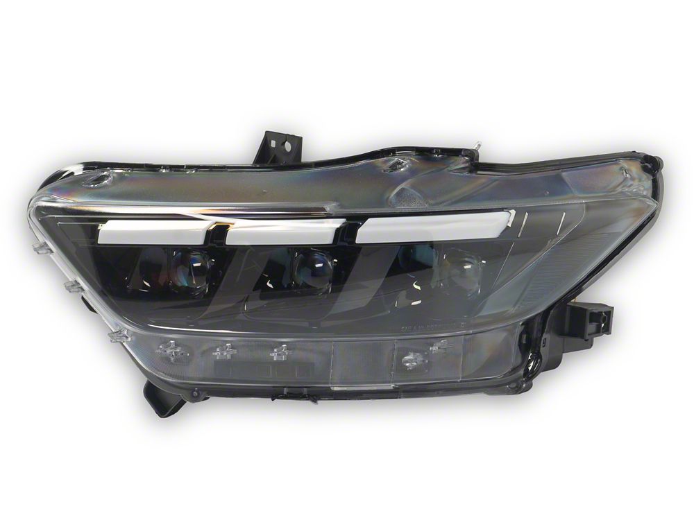 MP Concepts S650 Style LED Headlights; Black Housing; Clear Lens (15-17 Mustang; 18-20 Mustang GT350, GT500)