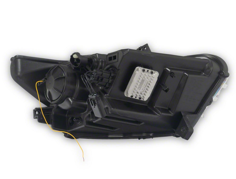 MP Concepts S650 Style LED Headlights; Black Housing; Clear Lens (15-17 Mustang; 18-20 Mustang GT350, GT500)