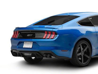MP Concepts S650 Style LED Tail Lights; Black Housing; Red Lens (15-23 Mustang)
