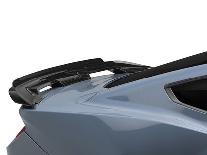 MP Concepts GT500 Style Rear Spoiler with Wicker Bill; Gloss Black (24-26 Mustang Fastback)