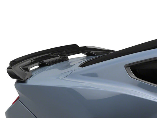 MP Concepts GT500 Style Rear Spoiler with Wicker Bill; Gloss Black (24-26 Mustang Fastback)