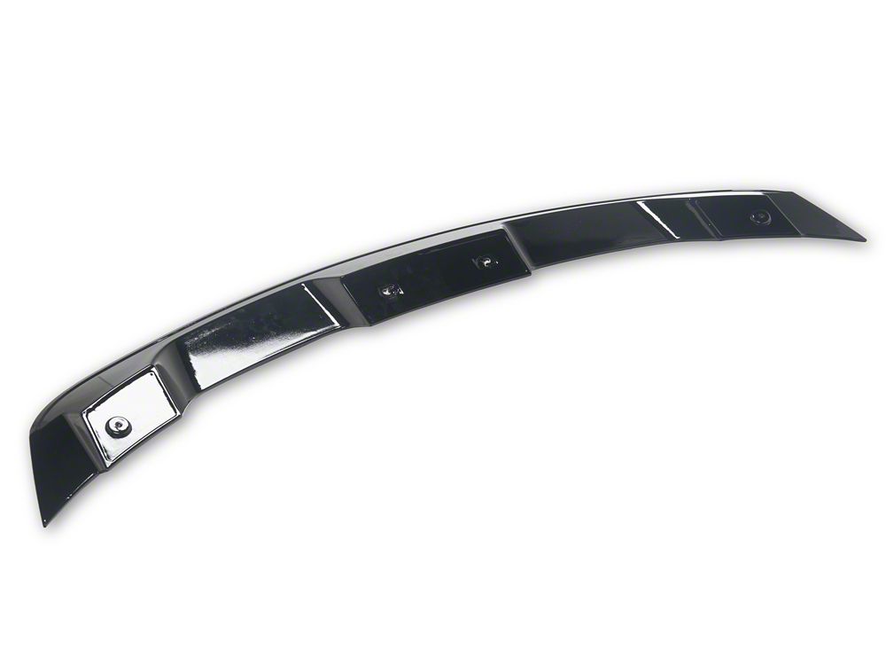 MP Concepts GT500 Style Rear Spoiler with Wicker Bill; Gloss Black (24-26 Mustang Fastback)