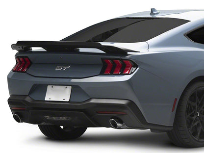 MP Concepts GT500 Style Rear Spoiler with Wicker Bill; Gloss Black (24-26 Mustang Fastback)