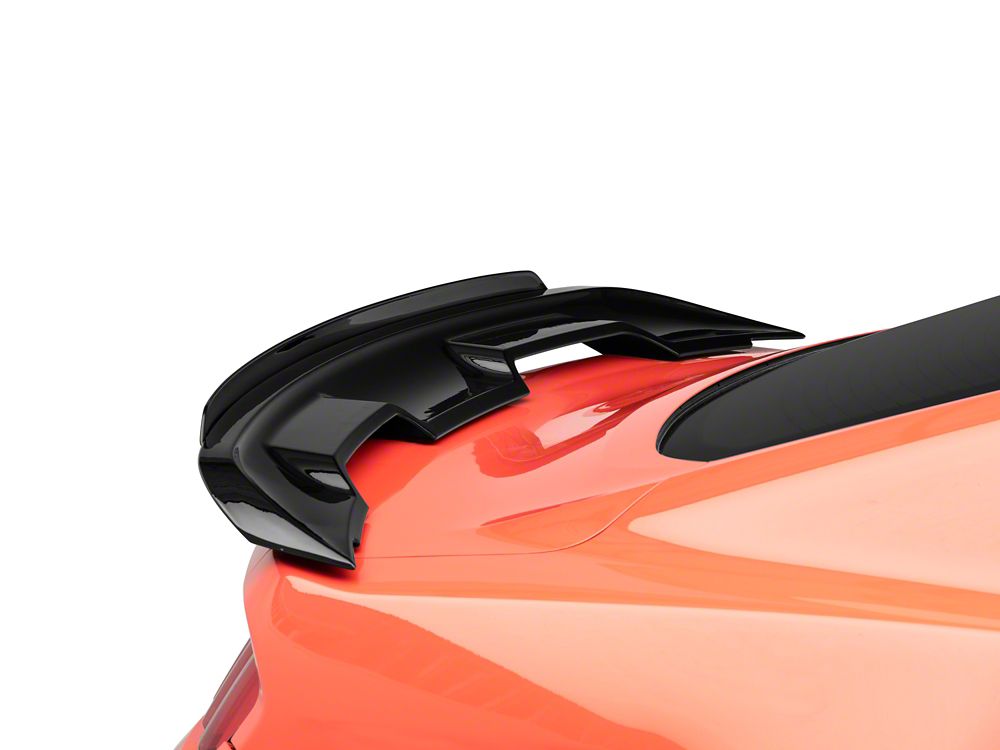 Chin Spoiler and GT500 Style Rear Spoiler with Wicker Bill Add-On (18-23 Mustang GT Fastback w/o Performance Pack, EcoBoost w/o Performance Pack)