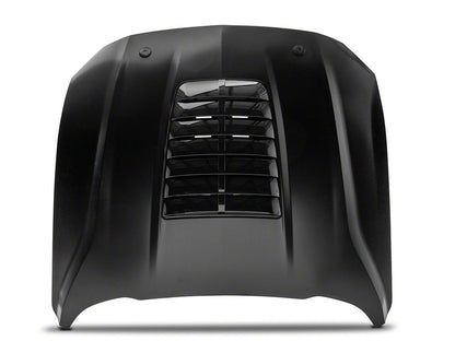 GT500 Style Hood and Front Bumper Combo Kit; Unpainted (18-23 Mustang GT, EcoBoost)