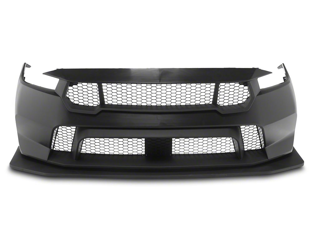 MP Concepts GTD Style Front Bumper; Unpainted (24-26 Mustang)
