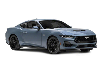MP Concepts Quarter and Rear Window Louvers; Gloss Black (24-26 Mustang Fastback)