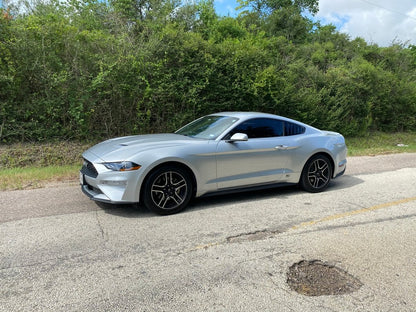 MP Concepts Quarter Window Louvers; Gloss Black (15-23 Mustang Fastback)