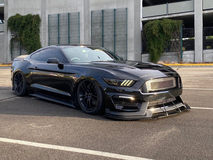 MP Concepts GT350 Style Front Bumper Replacement Chin Spoiler For 397416 Only (15-17 Mustang GT, EcoBoost, V6)