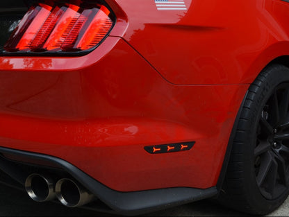 MP Concepts LED Rear Side Markers; Smoked (18-23 Mustang)
