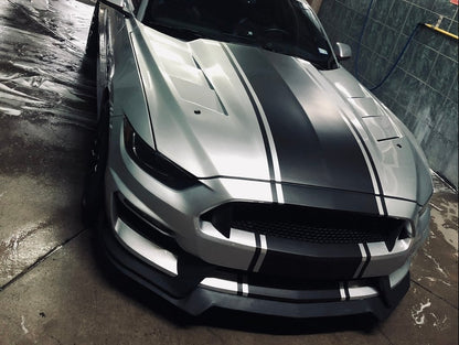MP Concepts GT350 Style Front Bumper Replacement Chin Spoiler For 397416 Only (15-17 Mustang GT, EcoBoost, V6)