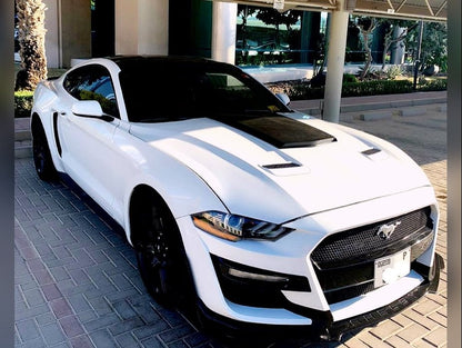 MP Concepts Side Scoops with Inserts; Unpainted (15-23 Mustang)