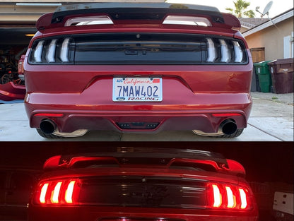 MP Concepts GT350 Style Rear Bumper and Diffuser Kit; Unpainted (15-17 Mustang)