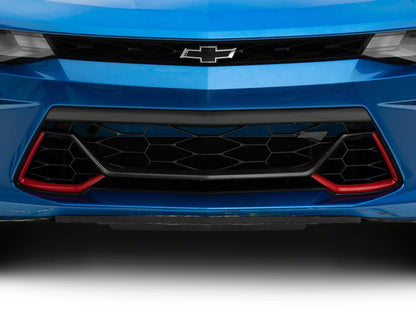 MP Concepts SS 50 Years Style Grille; Red (16-18 Camaro SS)