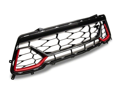 MP Concepts SS 50 Years Style Grille; Red (16-18 Camaro SS)