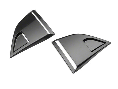 MP Concepts Quarter Window Scoops; Unpainted (08-23 Challenger)