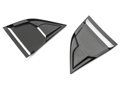 MP Concepts Quarter Window Scoops; Unpainted (08-23 Challenger)