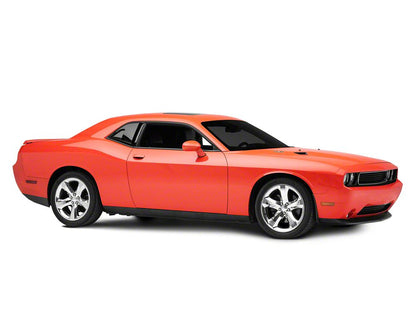 MP Concepts Quarter Window Scoops; Gloss Black (08-23 Challenger)