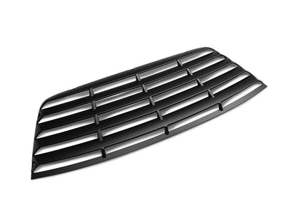MP Concepts Rear Window Louvers; Matte Black (08-23 Challenger)