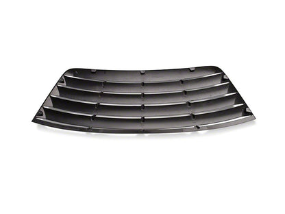 MP Concepts Rear Window Louvers; Matte Black (08-23 Challenger)