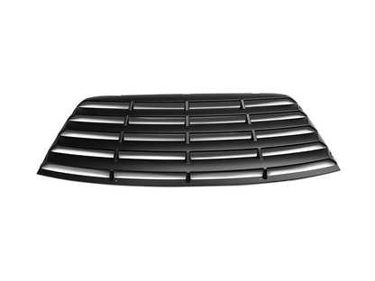Quarter and Rear Window Louvers; Matte Black (08-23 Challenger)