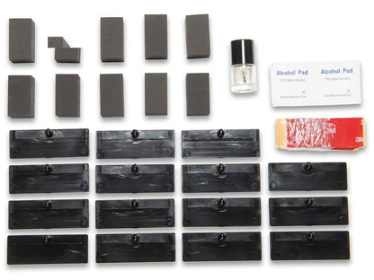 MP Concepts Replacement Rear Window Louvers Hardware Kit for CR5196-GB Only (11-23 Charger)