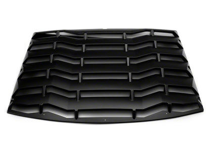 MP Concepts Rear Window Louvers; Matte Black (11-23 Charger)