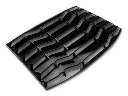MP Concepts Rear Window Louvers; Gloss Black (11-23 Charger)