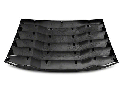 MP Concepts Rear Window Louvers; Gloss Black (11-23 Charger)