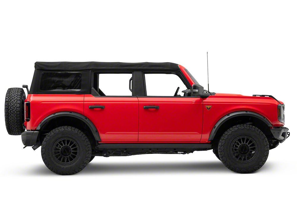 MP Concepts Fender Flares; Textured Black (21-25 Bronco 4-Door, Excluding Raptor)