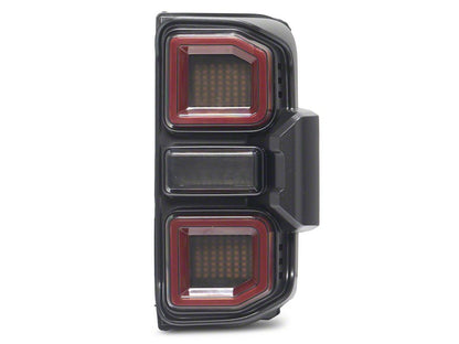 MP Concepts Interstellar LED Tail Lights; Black Housing; Clear Lens (21-25 Bronco)