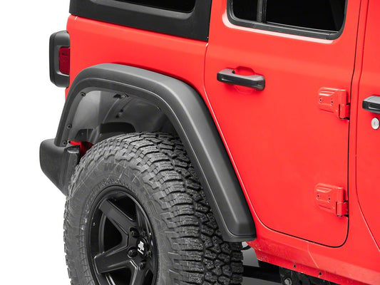 MP Concepts High Clearance Fender Flares; Rear (18-25 Jeep Wrangler JL, Excluding 4xe)