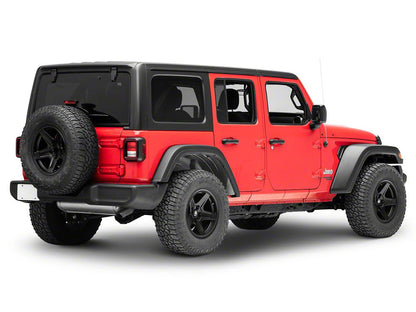 MP Concepts High Clearance Fender Flares; Rear (18-25 Jeep Wrangler JL, Excluding 4xe)