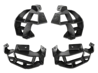 MP Concepts High Clearance Fender Flares; Rear (18-25 Jeep Wrangler JL, Excluding 4xe)