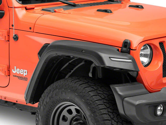 MP Concepts Thanos Front Fender Flares with DRL (18-25 Jeep Wrangler JL)