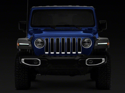 MP Concepts High Clearance Fender Flares with Sequential Turn Signals; Front (18-25 Jeep Wrangler JL)