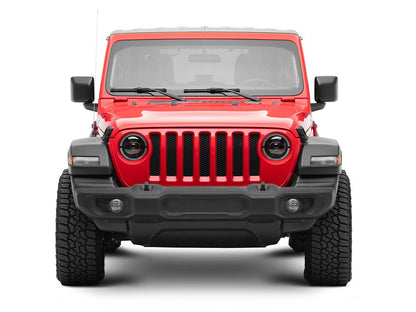MP Concepts Apollo LED Headlights; Black Housing; Clear Lens (18-25 Jeep Wrangler JL)