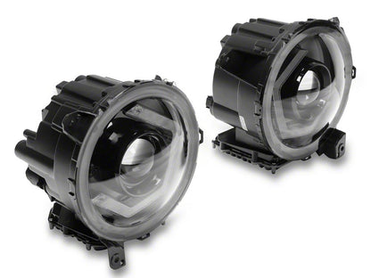 MP Concepts Thanos Grille with LED Headlights (18-25 Jeep Wrangler JL w/o TrailCam)