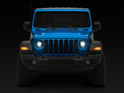 MP Concepts Thanos LED Headlights; Black Housing; Clear Lens (20-25 Jeep Gladiator JT)