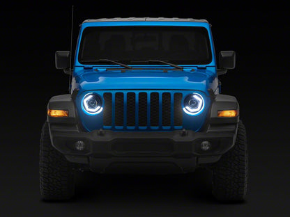 MP Concepts Thanos LED Headlights; Black Housing; Clear Lens (20-25 Jeep Gladiator JT)