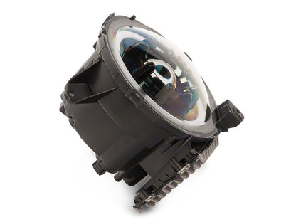 MP Concepts Apollo LED Headlights; Black Housing; Clear Lens (20-25 Jeep Gladiator JT)