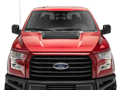 MP Concepts Hood Scoop; Matte Black (15-20 F-150, Excluding Raptor)
