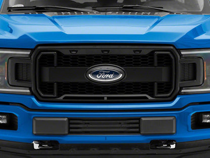 MP Concepts Upper Replacement Grille with LED Lighting and DRL; Matte Black (18-20 F-150, Excluding Raptor & XLT)